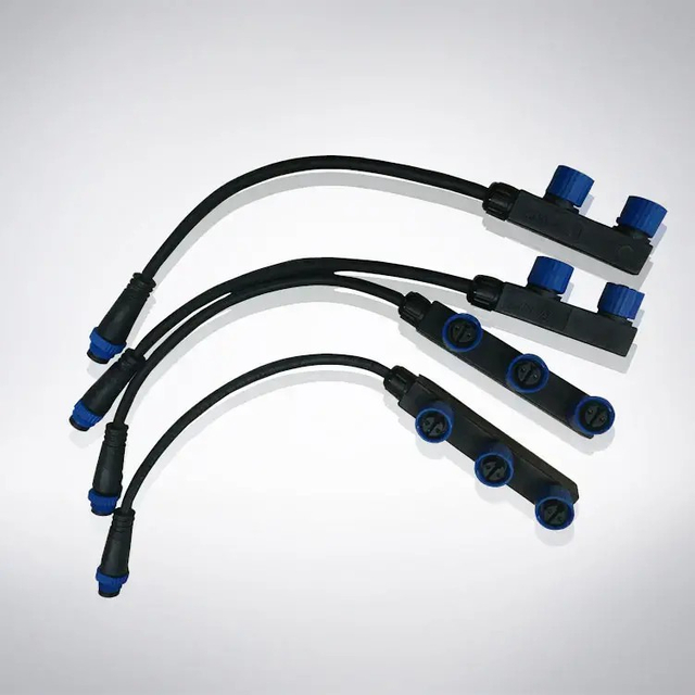 Series Circuit M15 Waterproof Connector Cables (2, 3, 4, 5, 6 Terminals)