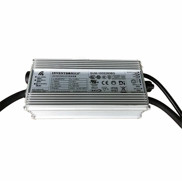 Inventronics 100watt waterproof IP67 dali dimmable led driver